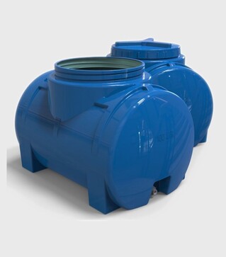 Ємність для води Europlast 100 л, горизонтальна, стандартна (16324)