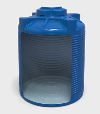 Ємність вертикальна Europlast ''Зебра'' 750 л (14111)