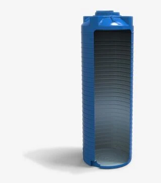 Емкость для воды Europlast 1000 л, вертикальная, высокая, узкая (15492)