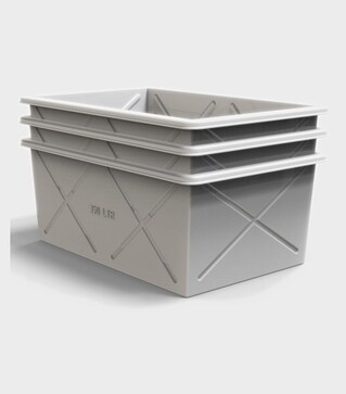 Контейнер промисловий Europlast 350 л, білий (15713)