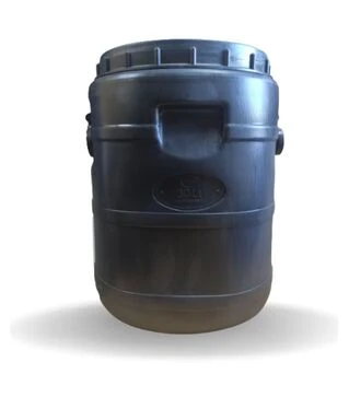 Бідон технічний PlastBak 30 л, чорний, Г-серія (43440)