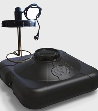 Бак для душу з підігрівом Europlast 100 л, ТЕН 2 кВт (17507(1))