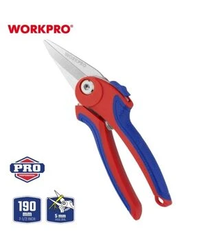 Секатор для цветов WORKPRO 180 мм (WP332002)