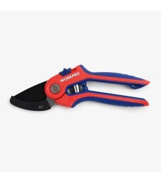 Секатор WORKPRO SK5 PRO з ковадлом, 200 мм (WP332010)