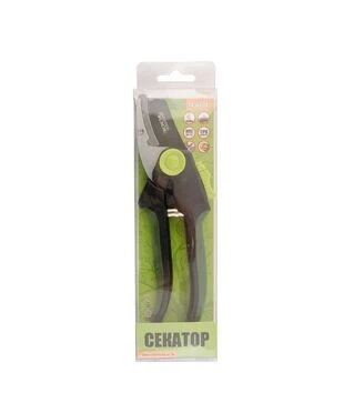 Секатор MASTERTOOL 200 мм, с наковальней и тефлоновым покрытием (14-6124)