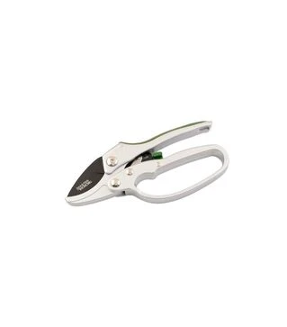 Секатор MASTERTOOL 185 мм, с наковальней, храповым механизмом и тефлоновым покрытием (14-6118)