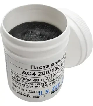 Алмазна паста АС4 200/160 HОМГ (40%) 80 Grit, 40 г