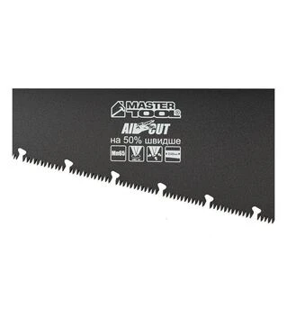 Ножівка столярна Mastertool BLACK ALLIGATOR MAX CUT, 350 мм, з тефлоновим покриттям (14-2435)