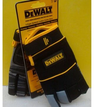 Перчатки DeWalt с дополнительными накладками на ладони и пальцах, размер L/9 (DPG215L)