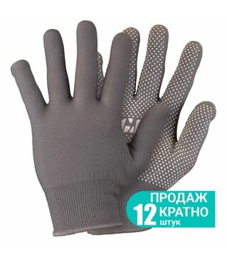 Рукавички трикотажні Sigma  Мікроточкаі, з точковим ПВХ покриттям, розмір 8, 12 пар (9442911)
