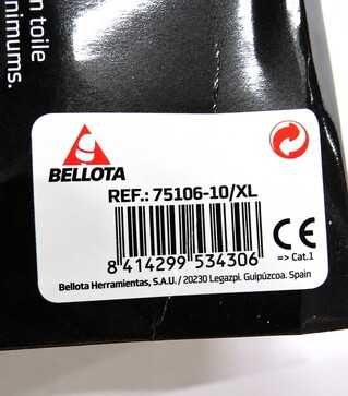 Рукавички садові Bellota Protect, розмір 10/XL (75106-10/XL.B)
