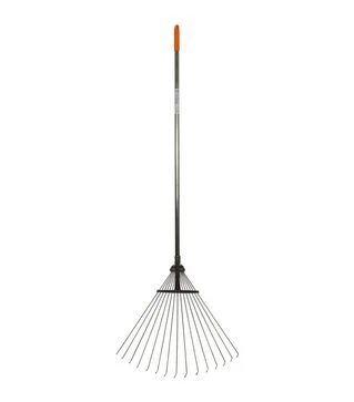 Граблі віялові Flora 580x490x1540 мм, металеві, регульовані, з держаком (5050574)