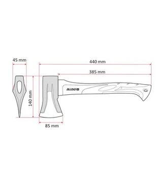 Топор-колун Alloid 1000 г, с деревянной ручкой (SW-191000)