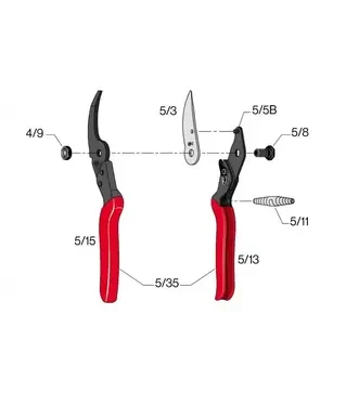 Ріжуче лезо 5/3 для секаторів Felco 5, 160L