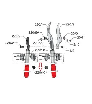 Амортизатор для сучкореза Felco 220/10
