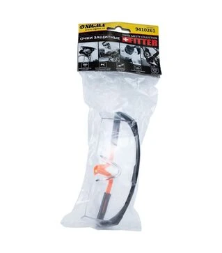 Окуляри захисні Sigma Fitter anti-scratch, anti-fog, прозорі (9410261)