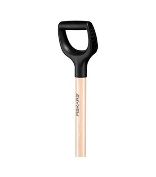 Лопата пряма Fiskars Solid, з дерев'яною ручкою (1066722)