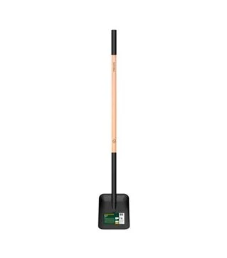 Лопата совкова Fiskars Solid, з дерев'яною ручкою  (1066724)