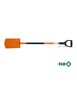 Лопата штикова прямокутна FLO, пластикова ручка (35720)