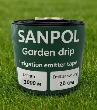Капельная лента Sanpol 7 mil, 1000 м, шаг 20 см (2047729)