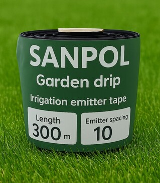 Капельная лента Sanpol 7 mil, 300 м, шаг 10 см (2047719)
