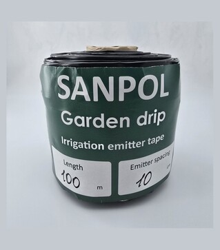 Крапельна стрічка Sanpol 7 mil, 100 м, відступ 10 см (2047711)
