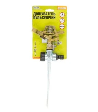 Ороситель для полива MASTERTOOL импульсный, 1/2", 16 м, на ножке (92-9330)
