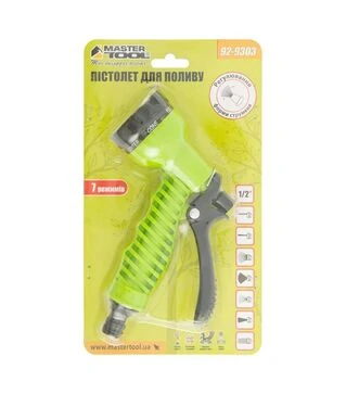 Пістолет для поливу MASTERTOOL DEW LINE 1/2", 7 режимів (92-9303)