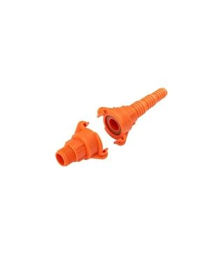 Соединитель байонетный ХОЗЯЙ 1/2" ЗР - шланг 1/2"-5/8"-3/4", разборный (92-9104)
