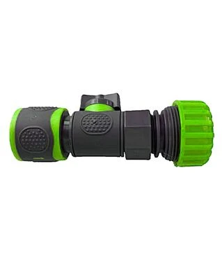 Коннектор MASTERTOOL для шланга 3/4", с регулировочным вентилем (92-9374)
