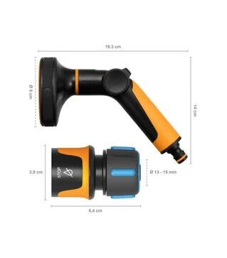 З'єднувач Fiskars 1/2-5/8", з аквастопом (1027079)