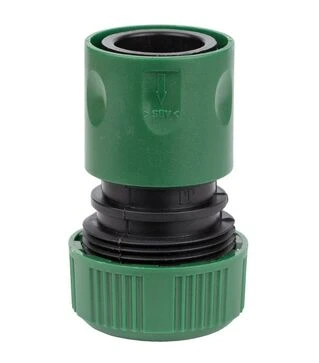 Коннектор быстросъемный Grad 1/2" x 3/4" для шланга, с аквастопом (5016145)