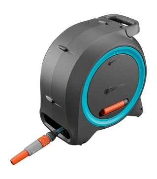 Шланг GARDENA &Oslash; 3/8", 25 м, на атоматической катушке Dual Hose Box, настенная/наземная (18695-28.000.00)