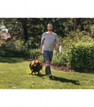 Катушка-тележка со шлангом автоматическая Fiskars X-series XL (1067548)