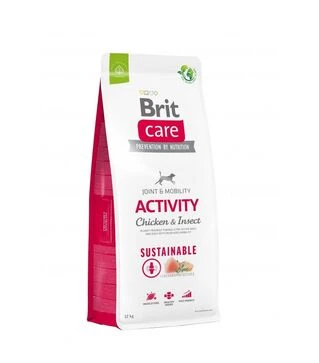 Сухой корм для собак Brit Care Dog Sustainable Activity с курицей и насекомыми, 12 кг