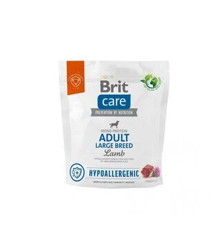 Сухий корм для собак великих порід Brit Care Dog Hypoallergenic Adult з ягням, 1 кг