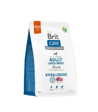 Сухий корм для собак великих порід Brit Care Dog Hypoallergenic Adult з ягням, 3 кг