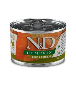 Беззерновой влажный корм для собак Farmina N&amp;D Pumpkin с тыквой и уткой, 140 г