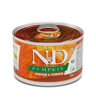 Беззерновой влажный корм для собак Farmina N&amp;D Pumpkin с олениной и тыквой, 140 г