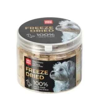 Лакомство для собак WAUDOG Treats Freeze Dried утиное мясо, 30 г