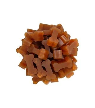 Лакомство для собак WAUDOG Treats стоматологическая кость со вкусом утки, 100 г