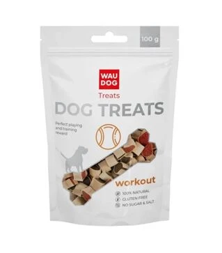 Ласощі для собак WAUDOG Treats кольорові курячі суші, 100 г