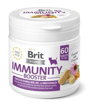 Вітаміни для собак Brit Vitamins Immunity Booster для підтримки імунітету, 60 шт