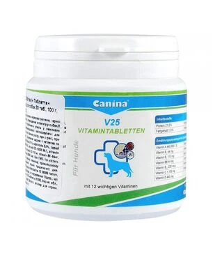 Витаминный комплекс для собак Canina V25 Vitamintabletten, 30 шт