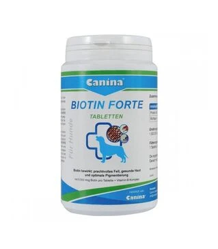 Витаминный комплекс для собак Canina Biotin Forte Tabletten для здоровья шерсти, с биотином, 60 шт