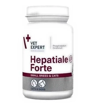 Добавки для собак средних и крупных пород и кошек VetExpert Гепатиале Форте для поддержки функции печени, 40 шт