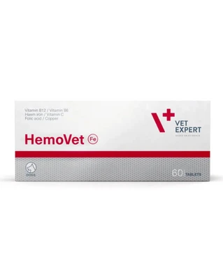 Таблетки для собак VetExpert ГемоВет с гемовым железом и витаминами, 60 шт