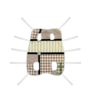 Попона послеоперационная для собак и кошек CoLLaR № 0,5 цветная, 29-44х35 см