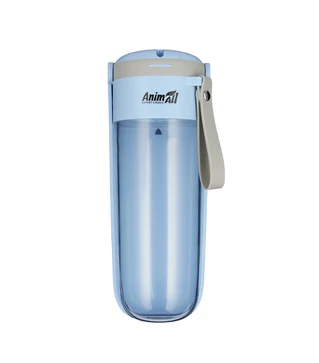 Бутылка-поилка для собак и кошек AnimAll EZ-2001 голубая, 380 мл