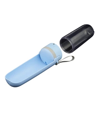 Бутылка-поилка для собак и кошек AnimAll EZ-2001 голубая, 380 мл
